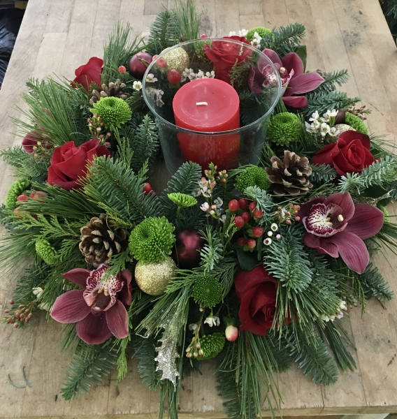 Christmas table centres